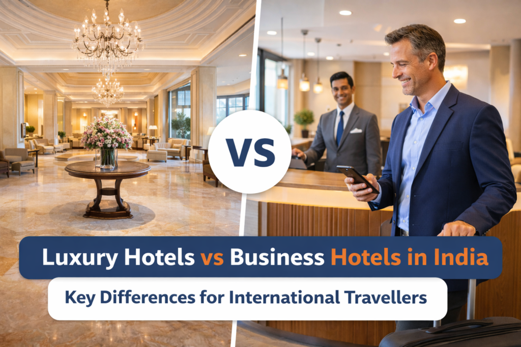 Luxury Hotels vs Business Hotels in India – Key Differences for International Travellers